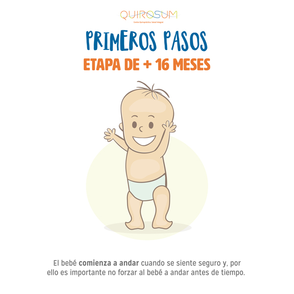 bebé primeros pasos